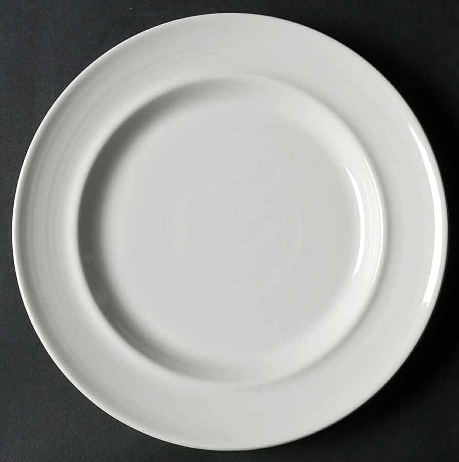 Colorstax White Salad Plate by Metlox - Poppytrail - Vernon-1