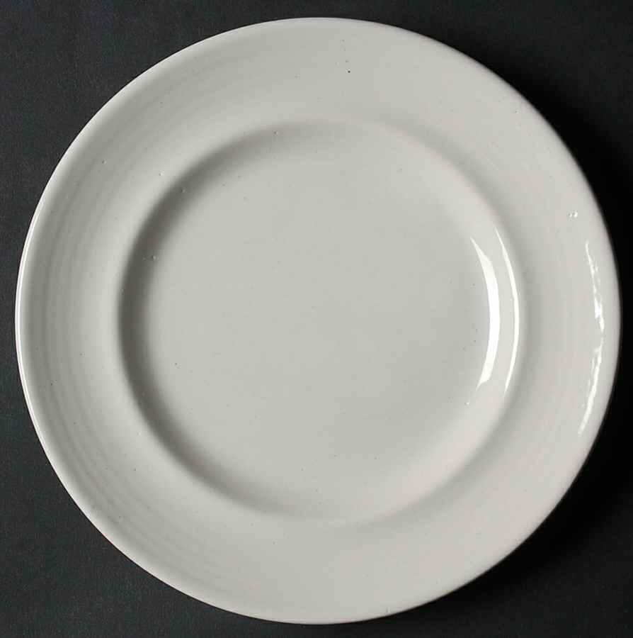 Colorstax White Bread & Butter Plate by Metlox - Poppytrail - Vernon-1