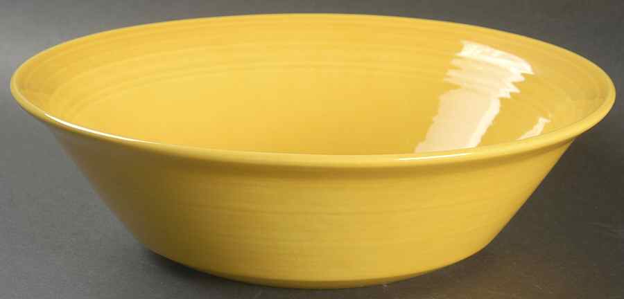 Colorstax Yellow 9" Round Vegetable Bowl by Metlox - Poppytrail - Vernon-1