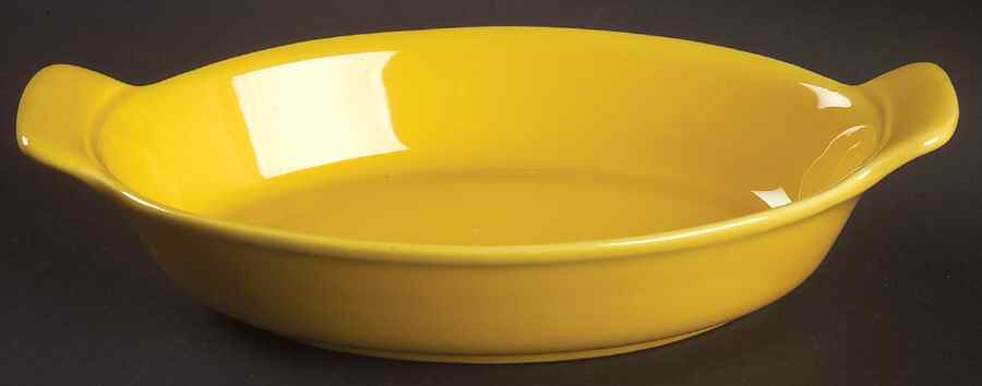 Colorstax Yellow 9" Augratin by Metlox - Poppytrail - Vernon-1