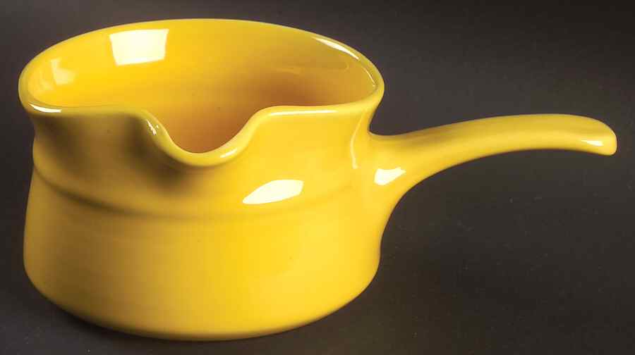 Colorstax Yellow Gravy Boat by Metlox - Poppytrail - Vernon-1