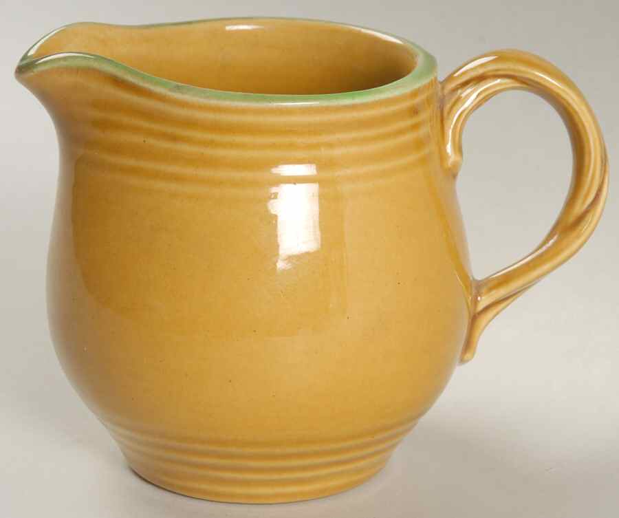 Dahlia Gold Creamer by Metlox - Poppytrail - Vernon-1