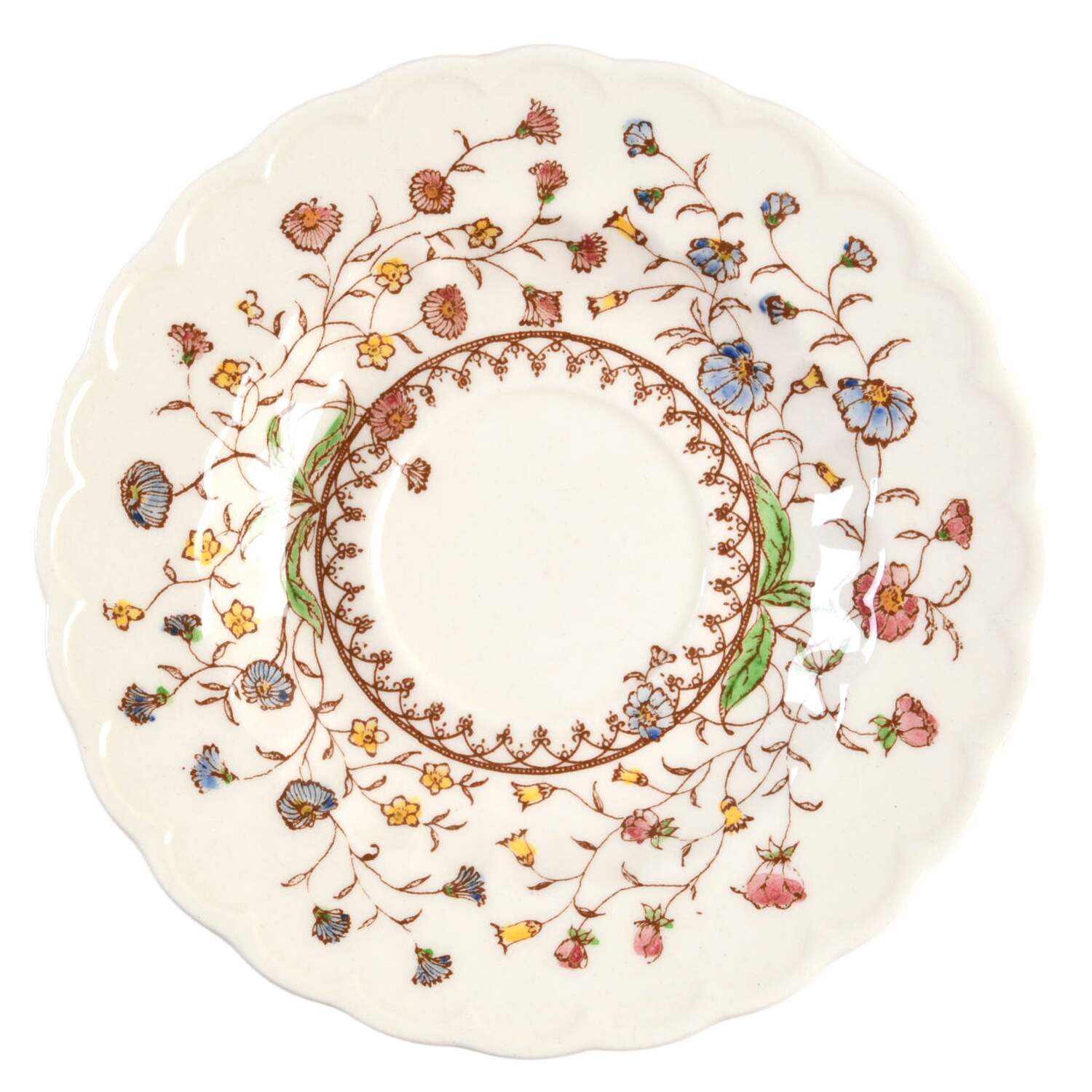 Desert Bloom Saucer by Metlox - Poppytrail - Vernon-1