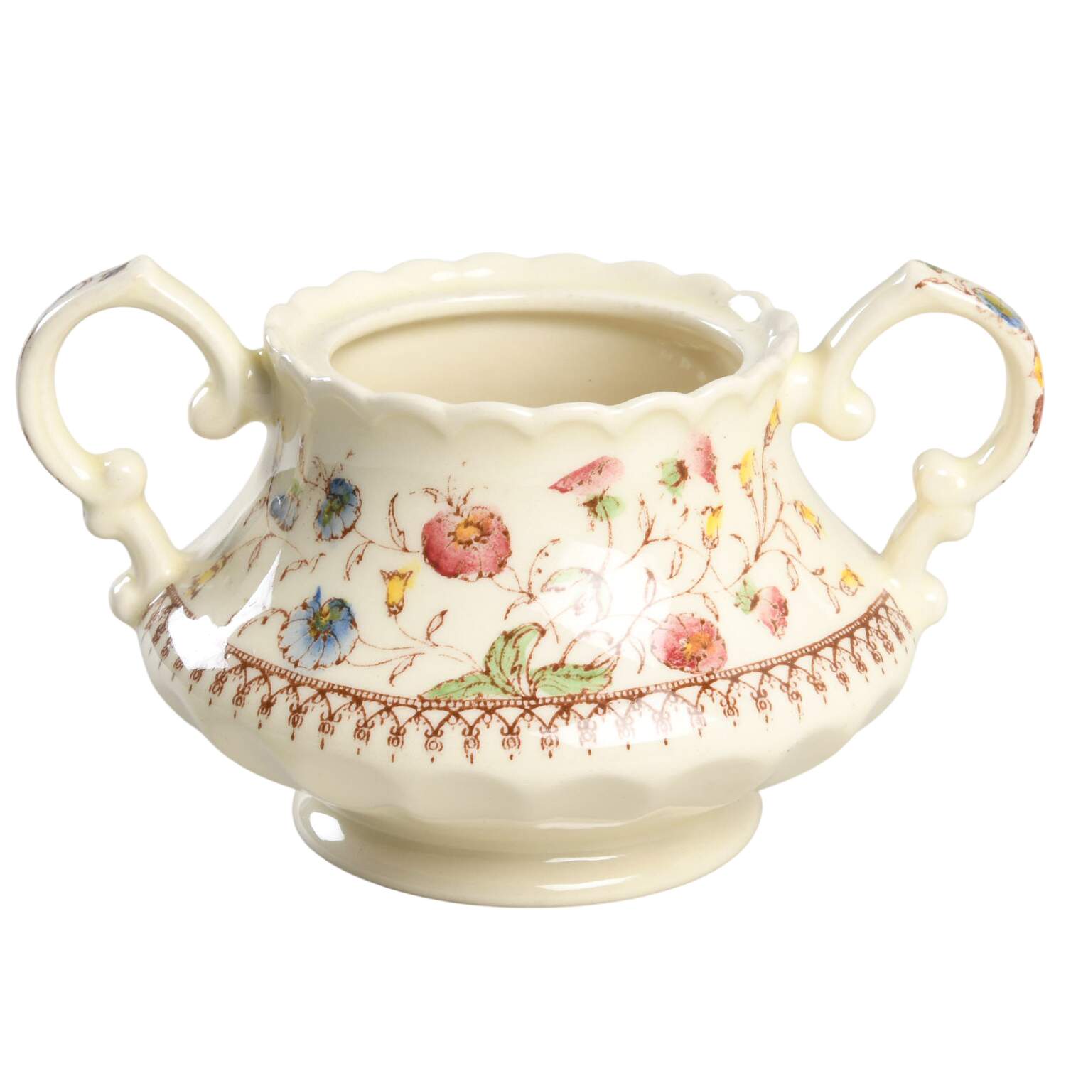 Desert Bloom Sugar Bowl No Lid by Metlox - Poppytrail - Vernon-1