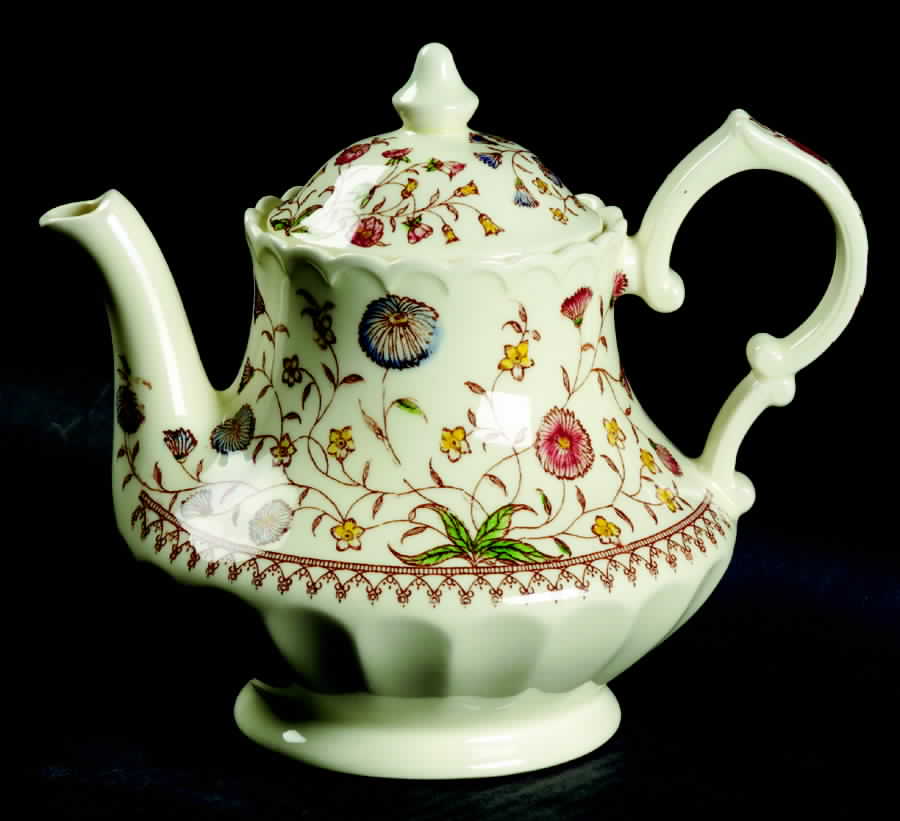 Desert Bloom Teapot & Lid by Metlox - Poppytrail - Vernon-1