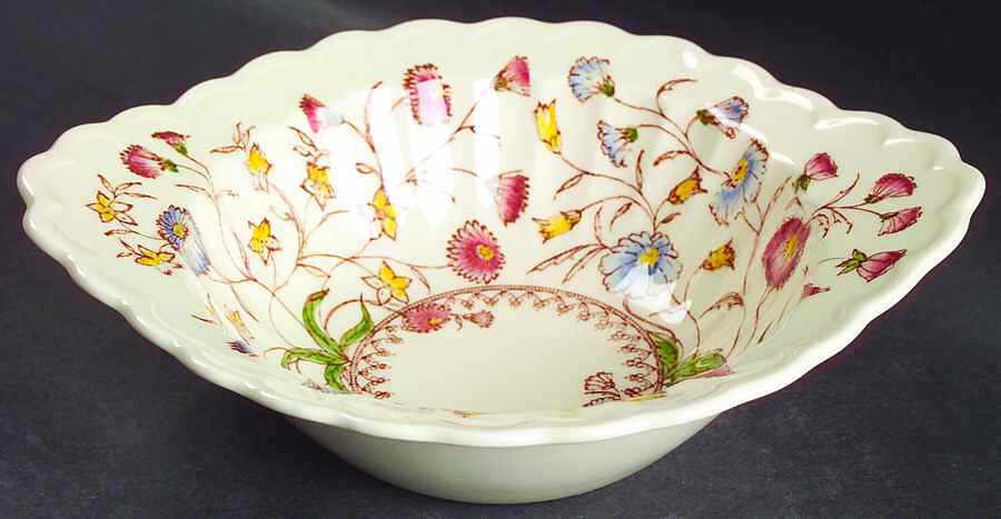 Desert Bloom Lugged Chowder Bowl by Metlox - Poppytrail - Vernon-1