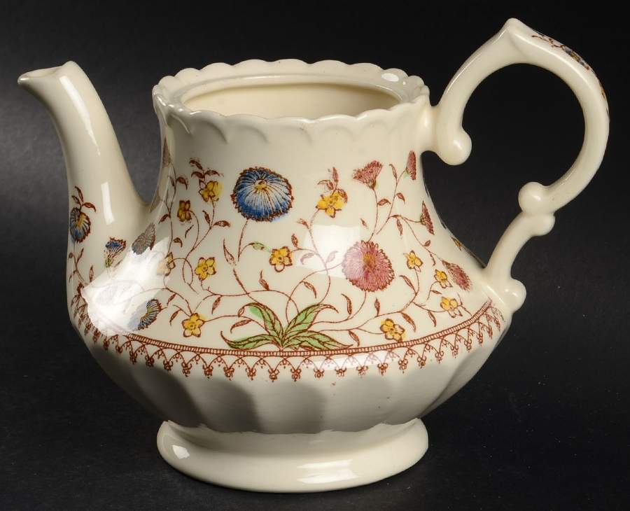 Desert Bloom Teapot No Lid by Metlox - Poppytrail - Vernon-1