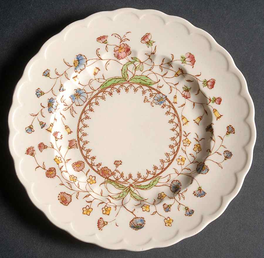 Desert Bloom Bread & Butter Plate by Metlox - Poppytrail - Vernon-1