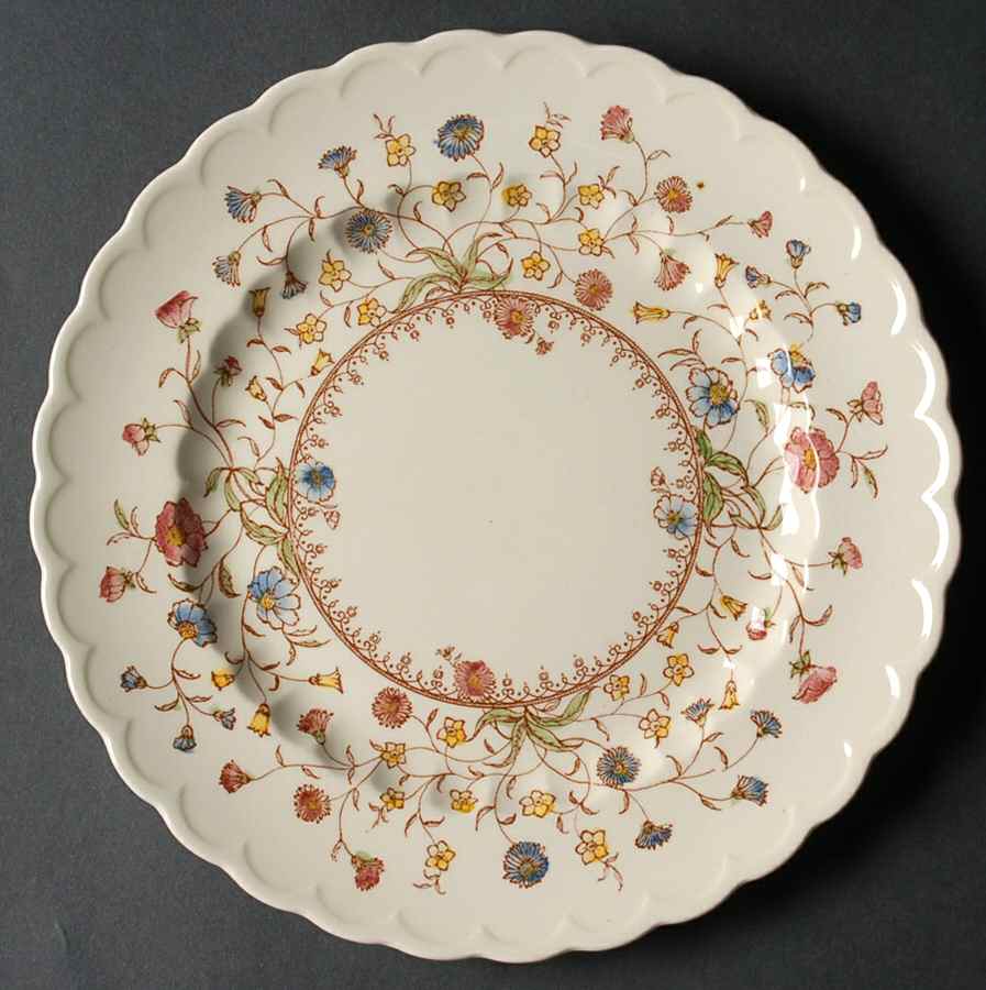 Desert Bloom Luncheon Plate by Metlox - Poppytrail - Vernon-1