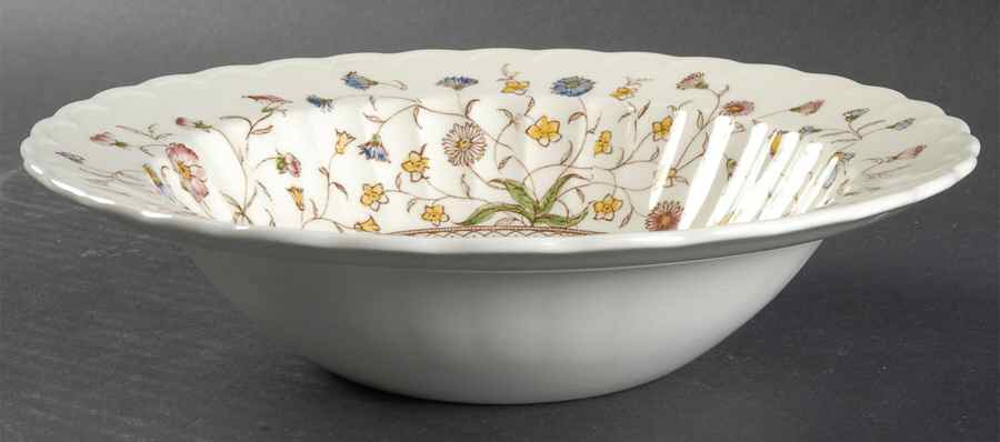 Desert Bloom 9" Round Vegetable Bowl by Metlox - Poppytrail - Vernon-1