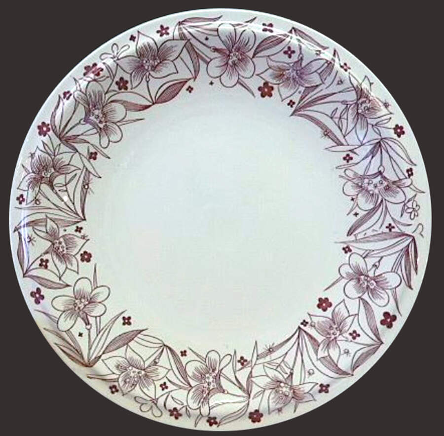 Dewdrop Fairies Luncheon Plate by Metlox - Poppytrail - Vernon-1