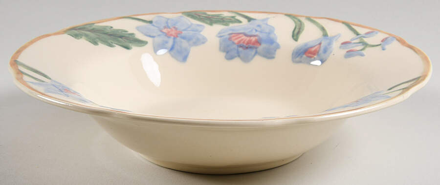 Delphinium 9" Round Vegetable Bowl by Metlox - Poppytrail - Vernon-1