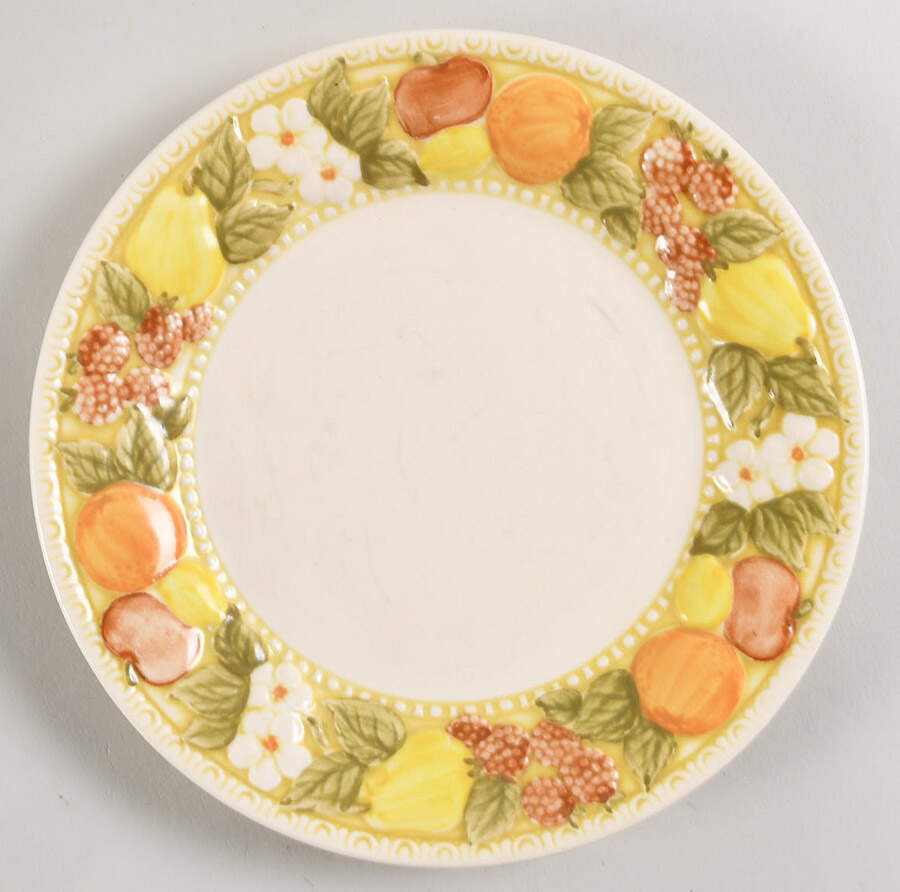 Della Robbia Salad Plate by Metlox - Poppytrail - Vernon-1