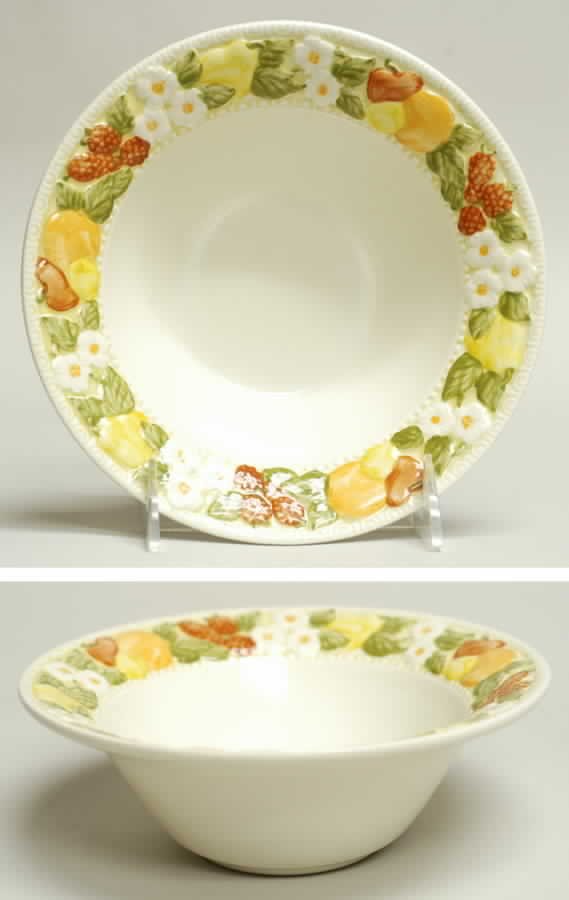 Della Robbia Rim Cereal Bowl by Metlox - Poppytrail - Vernon-1