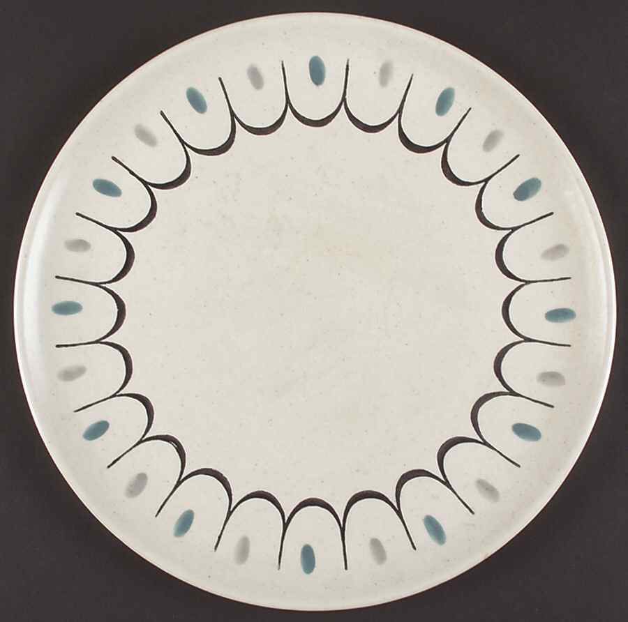 Del Rey 13" Chop Plate (Round Platter) by Metlox - Poppytrail - Vernon-1