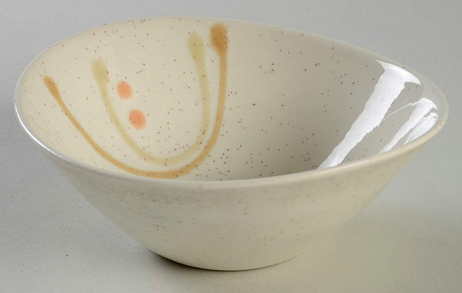 Dis-N-Dot Coupe Cereal Bowl by Metlox - Poppytrail - Vernon-1