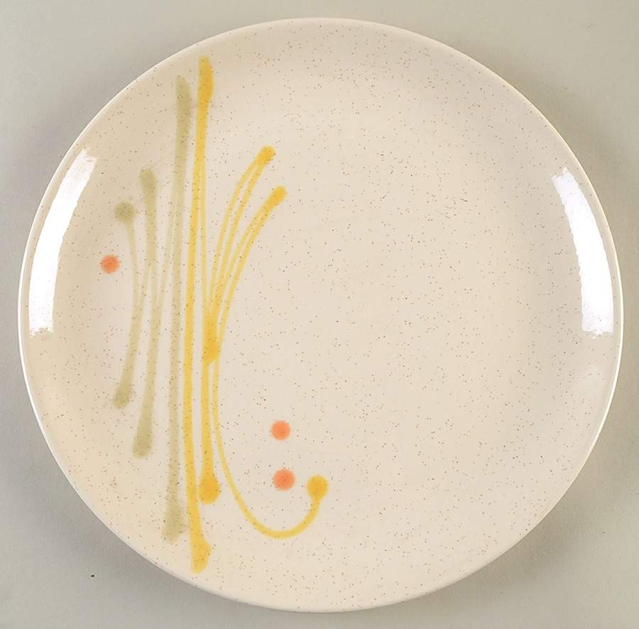 Dis-N-Dot 13" Chop Plate (Round Platter) by Metlox - Poppytrail - Vernon-1