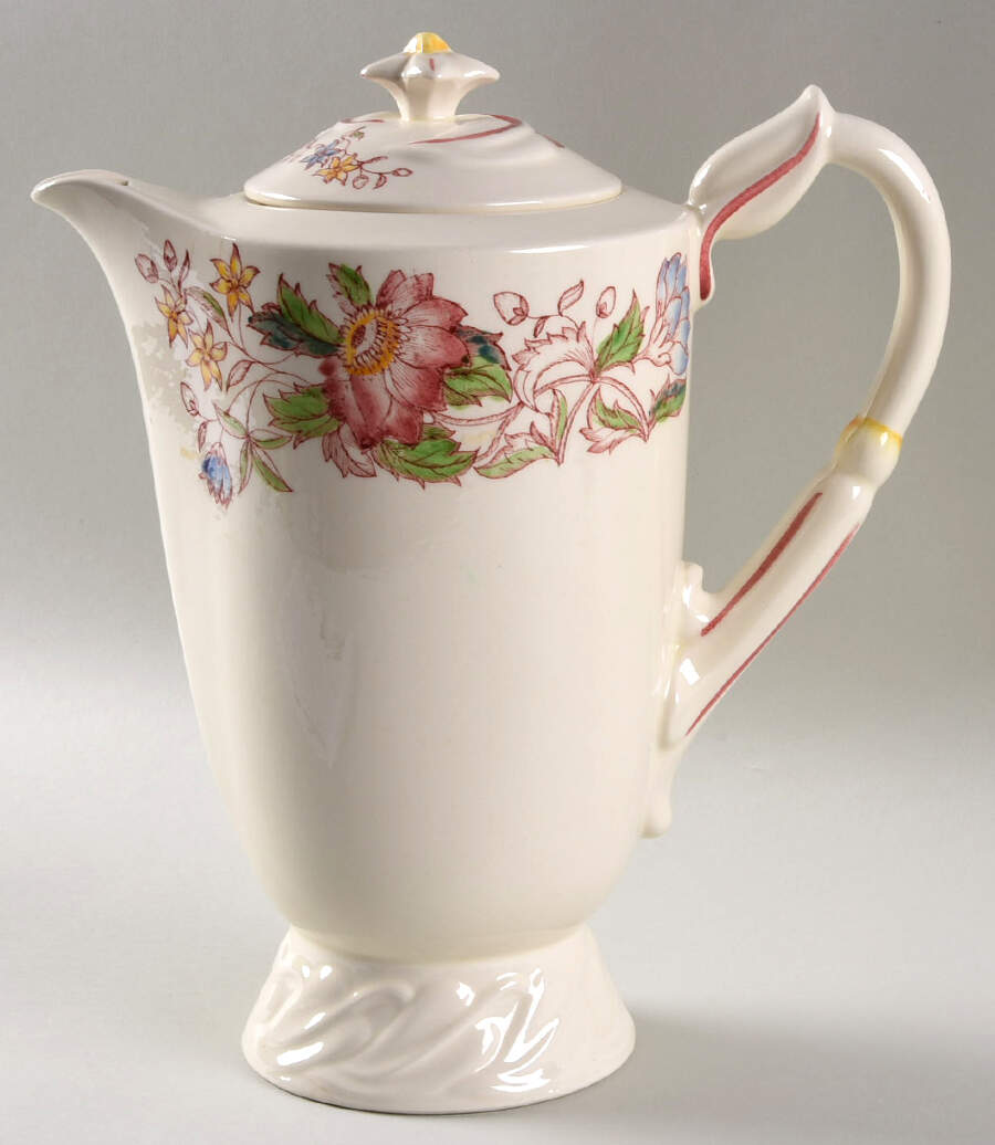 Dolores Coffee Pot & Lid by Metlox - Poppytrail - Vernon-1