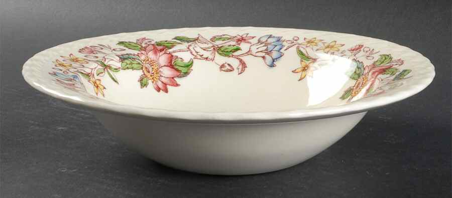 Dolores 9" Round Vegetable Bowl by Metlox - Poppytrail - Vernon-1