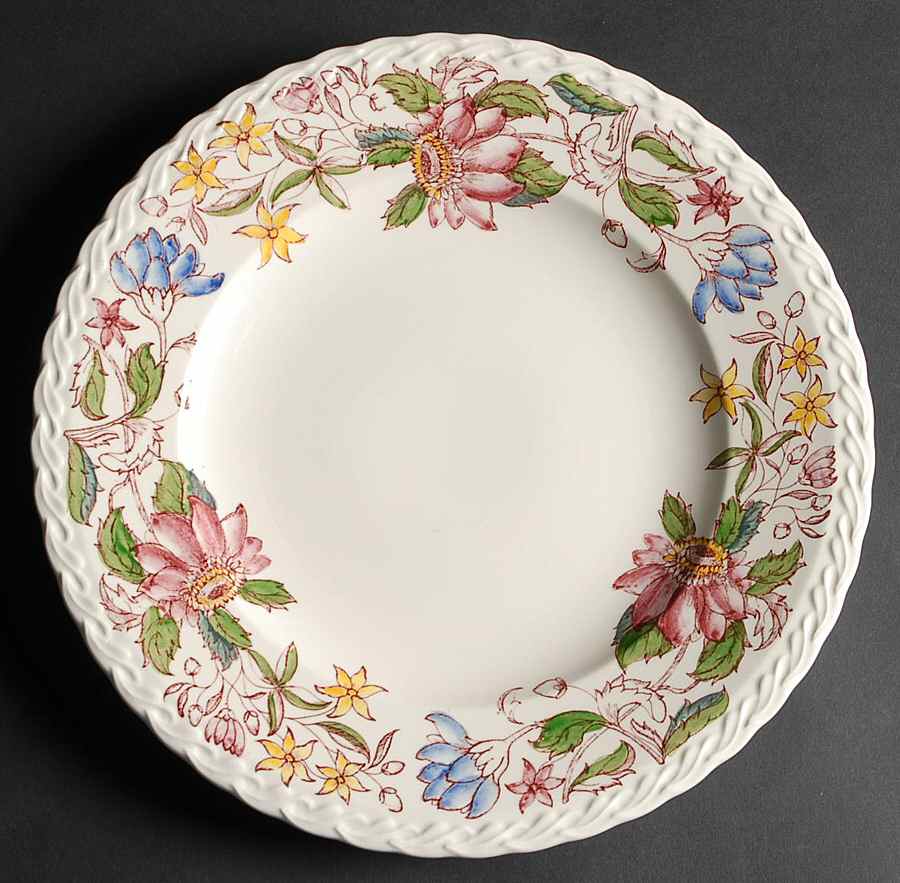 Dolores 12" Chop Plate (Round Platter) by Metlox - Poppytrail - Vernon-1