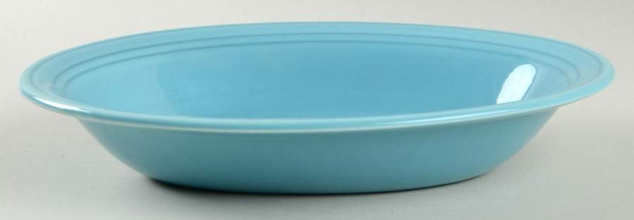 Early California Light Blue 9" Oval Vegetable Bowl by Metlox - Poppytrail - Vernon-1