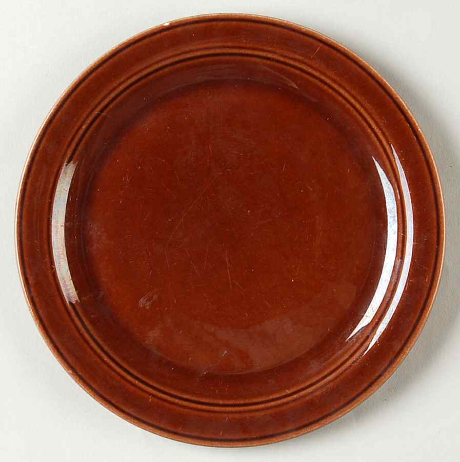 Early California Brown Bread & Butter Plate by Metlox - Poppytrail - Vernon-1