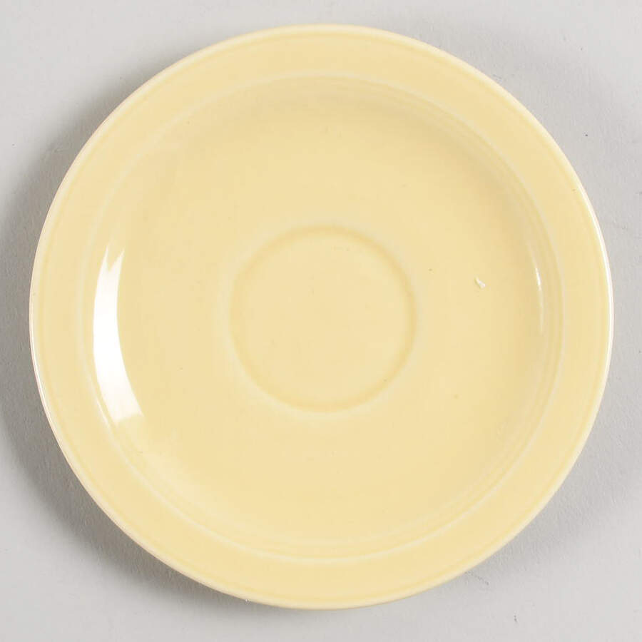 Early California Yellow Saucer for Demitasse Cup by Metlox - Poppytrail - Vernon-1