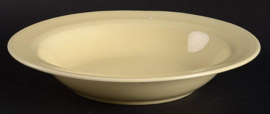 Early California Yellow Rim Soup Bowl by Metlox - Poppytrail - Vernon-1
