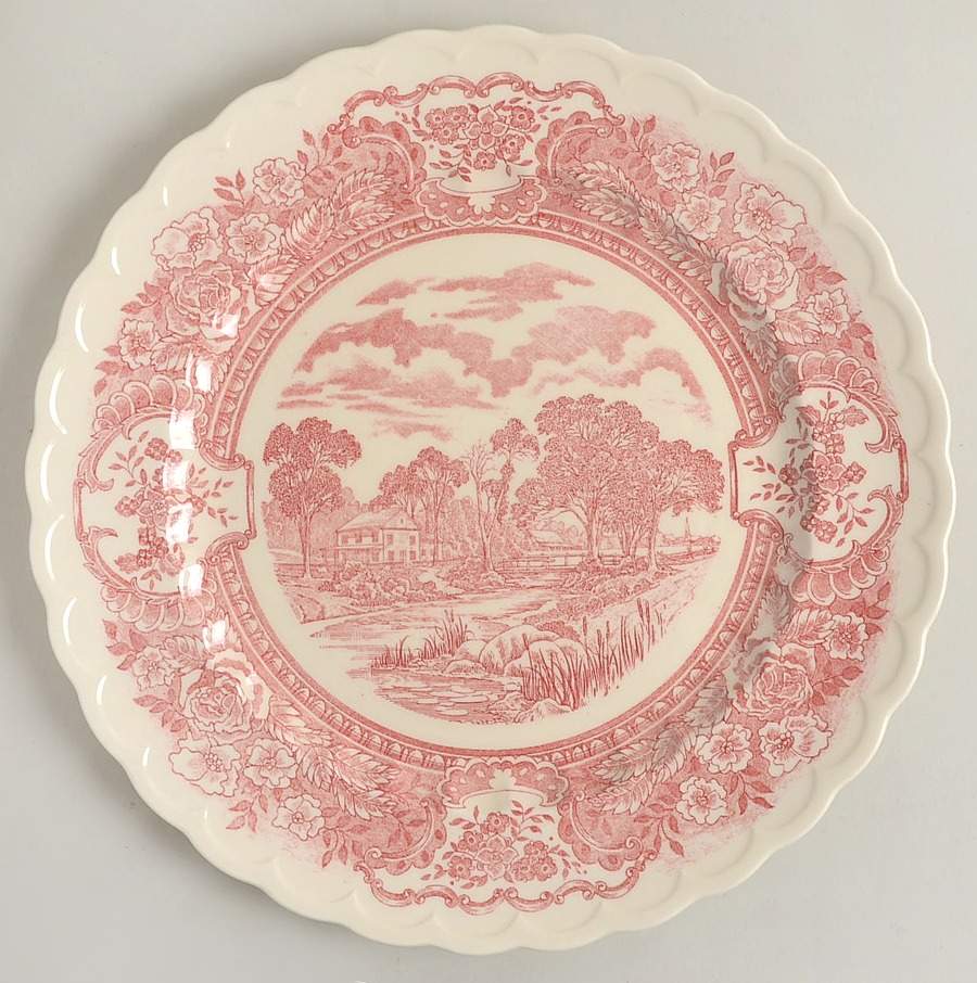 Early Days Pink Dinner Plate by Metlox - Poppytrail - Vernon-1