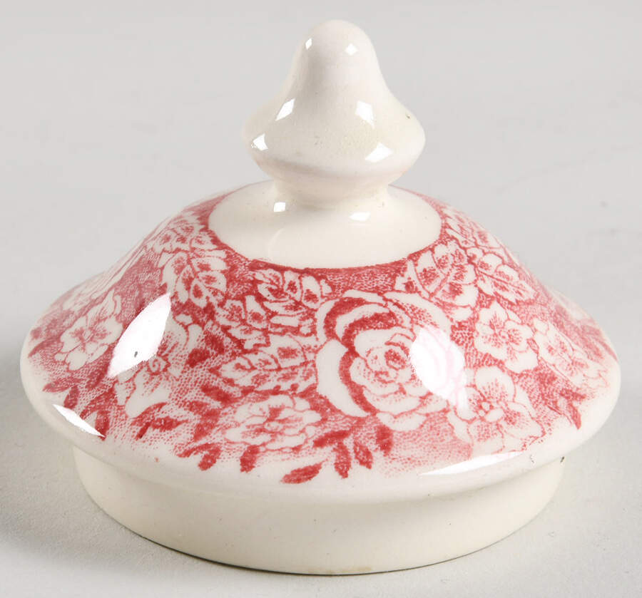 Early Days Pink Lid for Sugar Bowl by Metlox - Poppytrail - Vernon-1