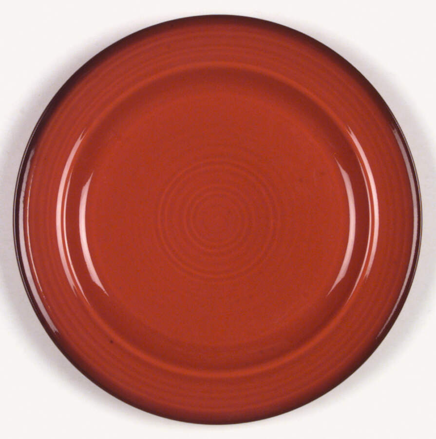 Flamenco Red Dinner Plate by Metlox - Poppytrail - Vernon-1