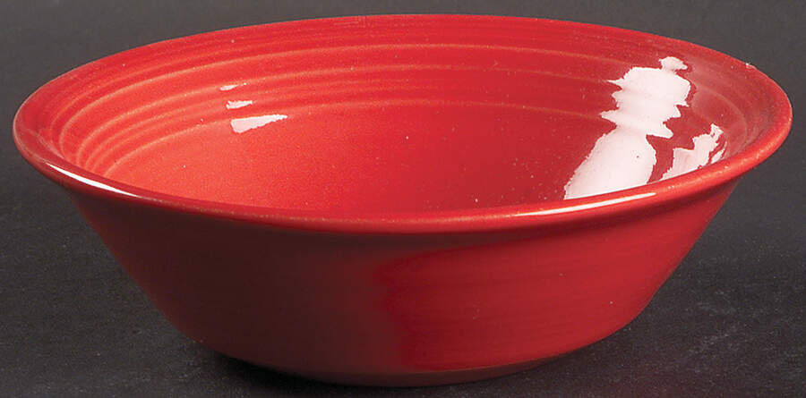 Flamenco Red Coupe Cereal Bowl by Metlox - Poppytrail - Vernon-1