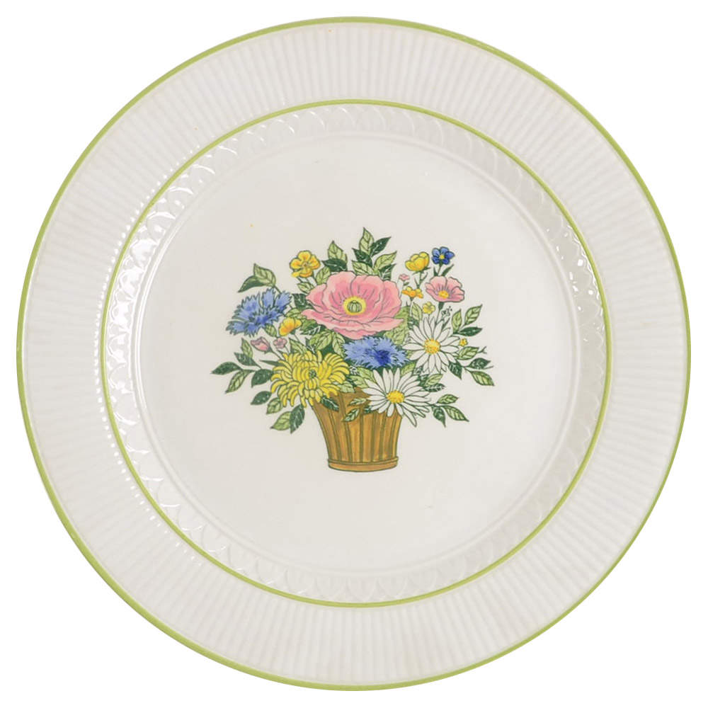 Flower Basket Dinner Plate by Metlox - Poppytrail - Vernon-1