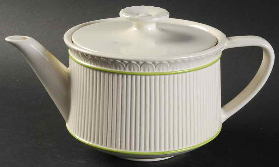 Flower Basket Teapot & Lid by Metlox - Poppytrail - Vernon-1