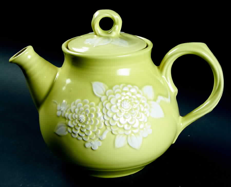 Flora Lace Teapot & Lid by Metlox - Poppytrail - Vernon-1