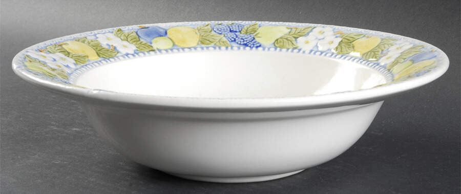 Florence 10" Round Vegetable Bowl by Metlox - Poppytrail - Vernon-1