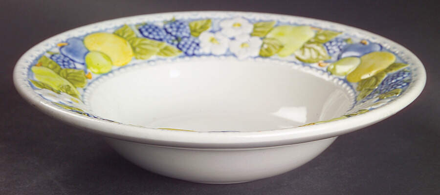 Florence Rim Fruit/Dessert (Sauce) Bowl by Metlox - Poppytrail - Vernon-1