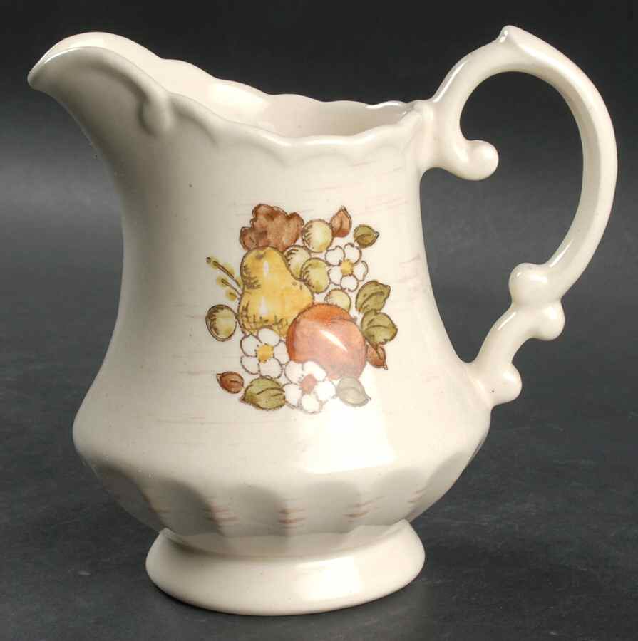 Fruit Basket 24 Oz Pitcher by Metlox - Poppytrail - Vernon-1