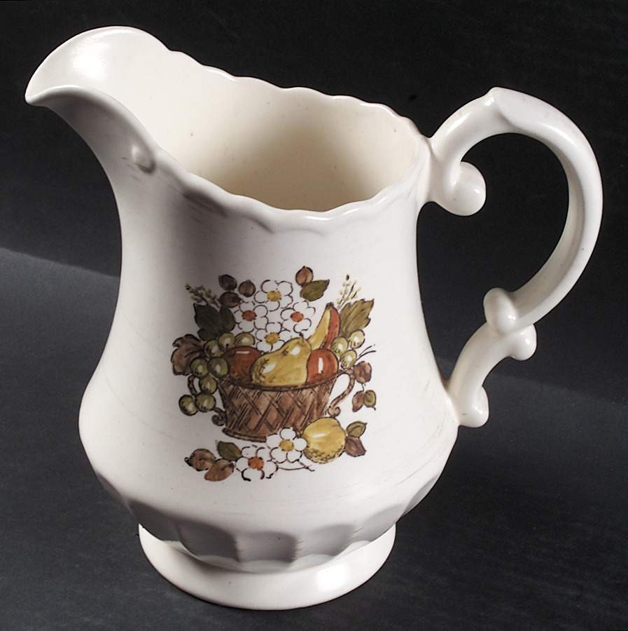 Fruit Basket 64 Oz Pitcher by Metlox - Poppytrail - Vernon-1