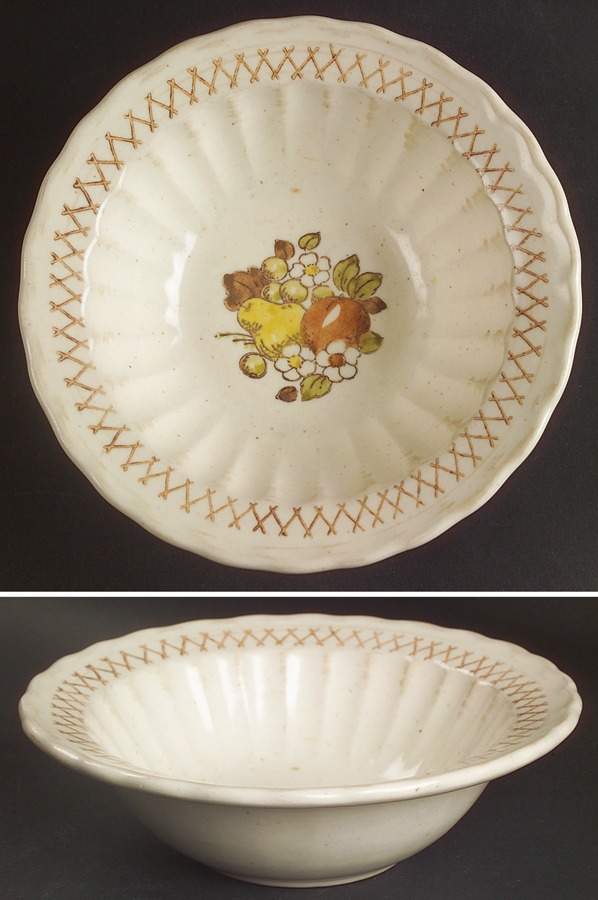 Fruit Basket Rim Cereal Bowl by Metlox - Poppytrail - Vernon-1