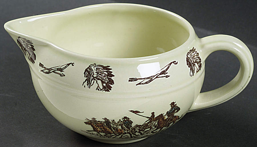 Frontier Days Open Sauce Boat by Metlox - Poppytrail - Vernon-1