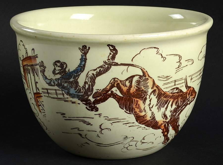 Frontier Days 7" Mixing Bowl by Metlox - Poppytrail - Vernon-1