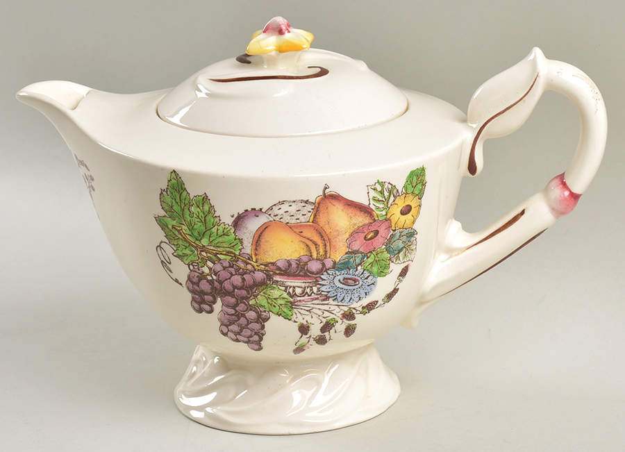 Fruitdale Teapot & Lid by Metlox - Poppytrail - Vernon-1