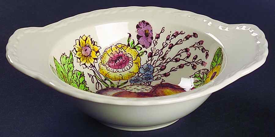 Fruitdale Lugged Cereal Bowl by Metlox - Poppytrail - Vernon-1