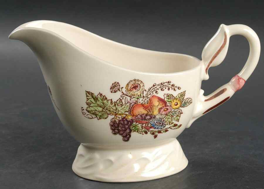 Fruitdale Gravy Boat by Metlox - Poppytrail - Vernon-1
