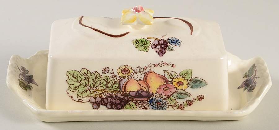 Fruitdale 1/4 Lb Covered Butter by Metlox - Poppytrail - Vernon-1