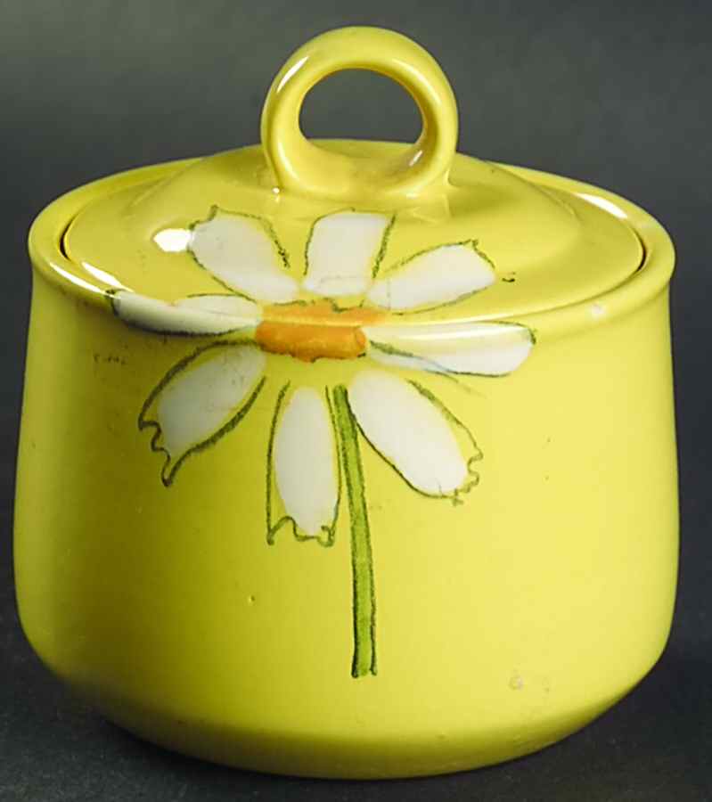 Gaiety Sugar Bowl & Lid by Metlox - Poppytrail - Vernon-1