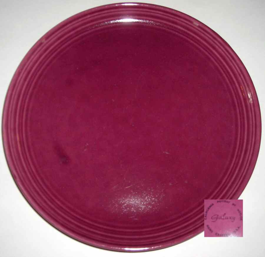 Galaxy Rose Dinner Plate by Metlox - Poppytrail - Vernon-1