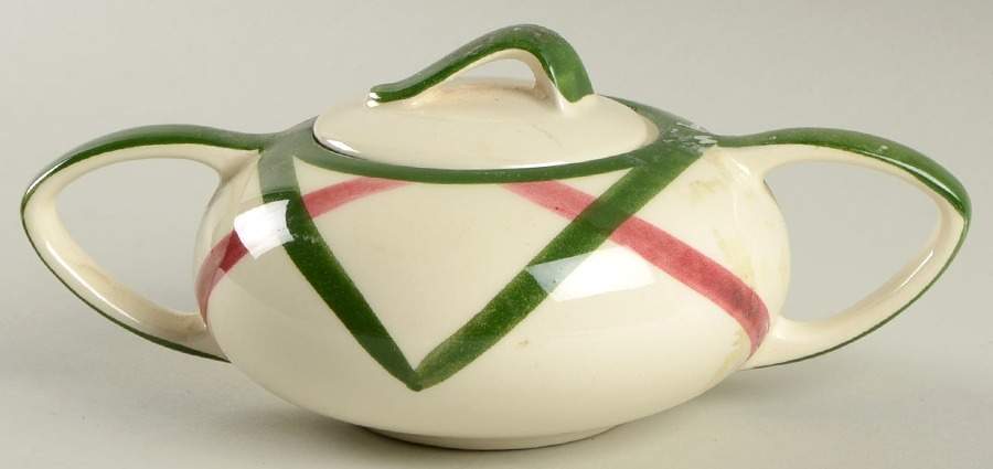 Gayety Sugar Bowl & Lid by Metlox - Poppytrail - Vernon-1