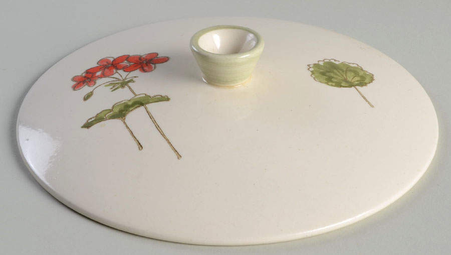 Geranium Lid for Round Vegetable by Metlox - Poppytrail - Vernon-1